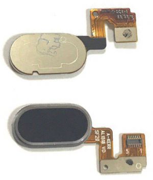 Шлейф Meizu M3 Note M681 10pin центральна кнопка (Home) Black