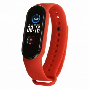 Силіконовий Ремінець Xiaomi Mi Band 5 / Mi Band 6 Red