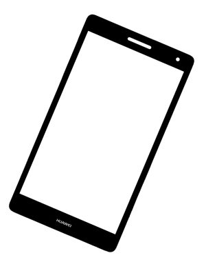 Скло дисплея Huawei MediaPad T3 7 3G / T3-701 / Black (для переклеювання)