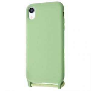 Чохол (Lanyard Case) для iPhone XR зі шнурком Mint Gum