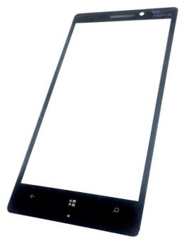Скло дисплея Nokia 935 Black (для переклеювання)