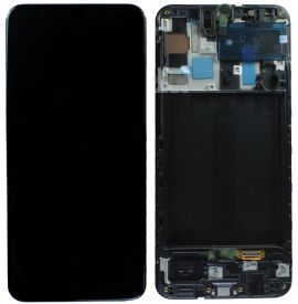 Дисплей Samsung Galaxy A50 SM-A505 OR 100% (Service Pack) with frame Black