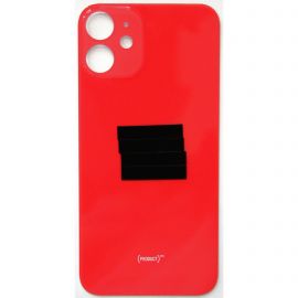 Кришка задня iPhone 12 Mini Red (великий виріз під камеру)