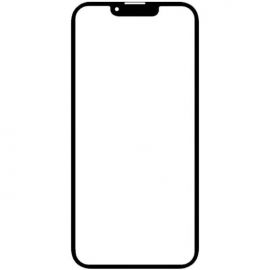 Скло дисплея iPhone 13 / iPhone 13 Pro Black (для переклеювання)