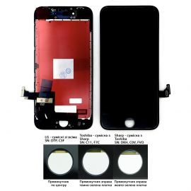 Дисплей iPhone 8 / iPhone SE 2020 (4.7") Black OR (Rev.LG: DTP / C3F)