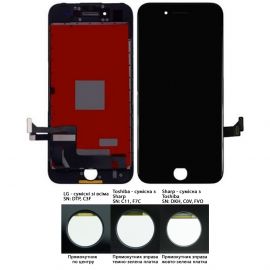 Дисплей iPhone 7 Plus (5.5") Black OR REF. (Rev.Toshiba / Sharp: C11 / F7C / DKH / C0V / FVQ)