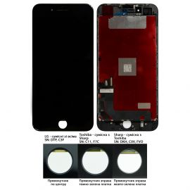 Дисплей iPhone 8 Plus (5.5") Black OR REF. (Rev.Toshiba / Sharp: C11 / F7C / DKH / C0V / FVQ)