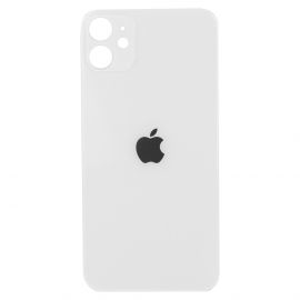 Кришка задня iPhone 11 White (великий виріз під камеру)
