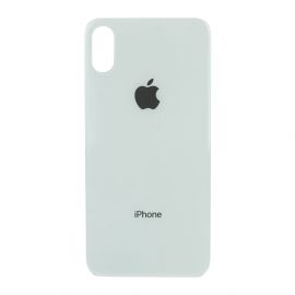 Кришка задня iPhone XS Silver (великий виріз під камеру)