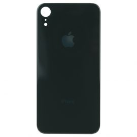 Кришка задня iPhone XR Black (великий виріз під камеру)