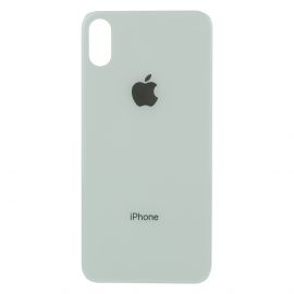 Кришка задня iPhone X Silver (великий виріз під камеру)