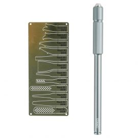Скальпель / Ніж для зняття Мікросхем QianLi ToolPlus 009 (12 в 1)