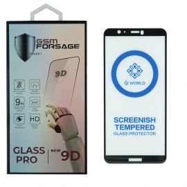 Захисне скло Premium Tempered Glass для Huawei P Smart / Enjoy 7S (5.65") Black