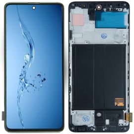 Дисплей Samsung Galaxy A51 SM-A515 OLED with frame Black (6.43" LCD)