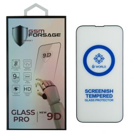 Захисне скло Premium Tempered Glass для iPhone 13 / 13 Pro / iPhone 14 / iPhone 16e / iPhone 17e (6.1') Black