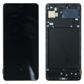 Дисплей Samsung Galaxy A71 SM-A715 OLED with frame Black (6.7" LCD)
