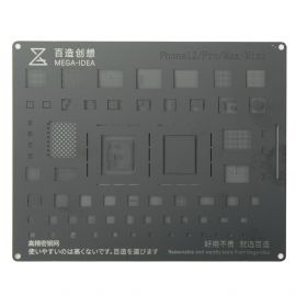 Трафарет BGA MEGA-IDEA BZ33 для iPhone 12 / iPhone 12 Pro / iPhone 12 Pro Max / IC=074