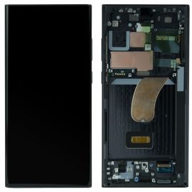 Дисплей Samsung Galaxy S23 Ultra SM-S918 OR 100% (Service Pack) with frame Black