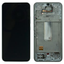 Дисплей Samsung Galaxy A34 5G SM-A346 OR 100% (Service Pack) with frame Silver