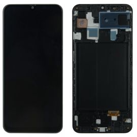 Дисплей Samsung Galaxy A30 SM-A305 with frame Black (Original AMOLED)