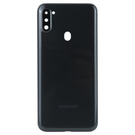 Задня частина корпусу Samsung Galaxy M11 SM-M115 / Galaxy A11 SM-A115 Black (з склом камери)