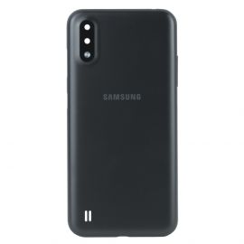 Задня частина корпусу Samsung Galaxy A01 SM-A015 Black (з склом камери)