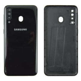 Задня частина корпусу Samsung Galaxy M30 2019 SM-M305 Black (з склом камери)