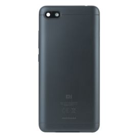 Задня частина корпусу Xiaomi Redmi 6A Black (з склом камери)