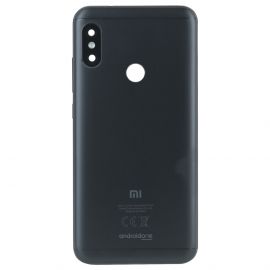 Задня частина корпусу Xiaomi Mi A2 Lite / Redmi 6 Pro Black (з склом камери)