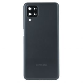Задня частина корпусу Samsung Galaxy A12 SM-A125 Black (з склом камери)