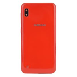 Задня частина корпусу Samsung Galaxy A10 SM-A105 Red (з склом камери)