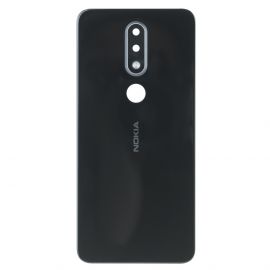 Задня частина корпусу Nokia 6.1 Plus / Nokia X6 Black (з склом камери)