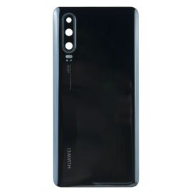 Задня частина корпусу Huawei P30 Black (з склом камери)