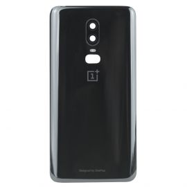 Задня частина корпусу OnePlus 6 Black (з склом камери)