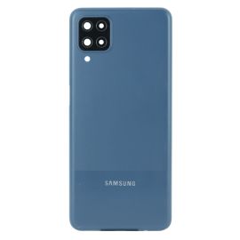 Задня частина корпусу Samsung Galaxy A12 SM-A125 Blue (з склом камери)