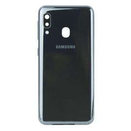 Задня частина корпусу Samsung Galaxy A20E SM-A202 Black (з склом камери)