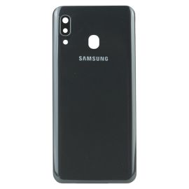 Задня частина корпусу Samsung Galaxy A30 SM-A305 Black (з склом камери)