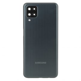 Задня частина корпусу Samsung Galaxy M12 SM-M127 Black (з склом камери)