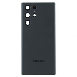 Задня частина корпусу Samsung Galaxy S22 Ultra 5G SM-S908 Phantom Black (з склом камери)