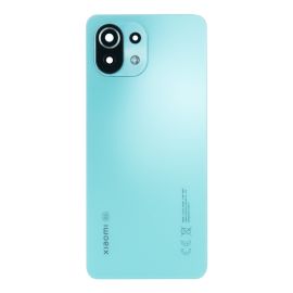 Задня частина корпусу Xiaomi Mi 11 Lite / Mi 11 Lite 5G Mint Green (з склом камери)