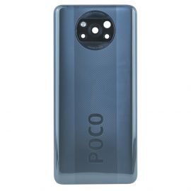 Задня частина корпусу Xiaomi Poco X3 / Poco X3 Pro Phantom Black (з склом камери)