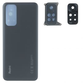 Задня частина корпусу Xiaomi Redmi Note 11 Graphite Gray (з склом камери)