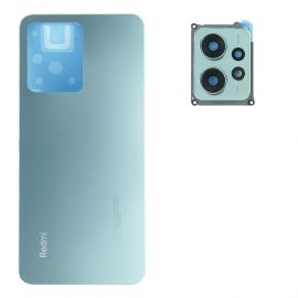 Задня частина корпусу Xiaomi Redmi Note 12 4G Mint Green (з склом камери)