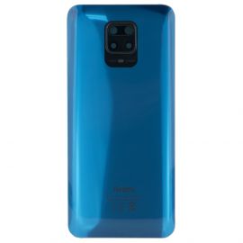 Задня частина корпусу Xiaomi Redmi Note 9S / Note 9 Pro Aurora Blue (з склом камери)