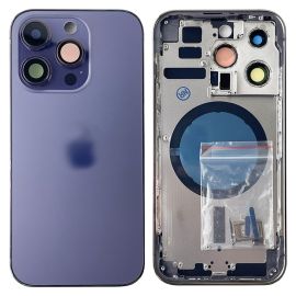 Корпус iPhone 14 Pro (з кнопками та SIM-лотком) Deep Purple Original (PRC) (EU/UK: SIM + E-SIM)