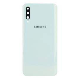 Задня частина корпусу Samsung Galaxy A50 SM-A505 White (з склом камери)
