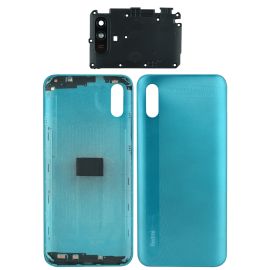Задня частина корпусу Xiaomi Redmi 9A Green (з склом камери)