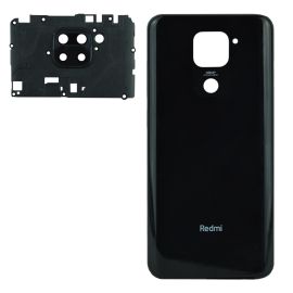Задня частина корпусу Xiaomi Redmi Note 9 / Redmi 10x Midnight Grey (з склом камери)