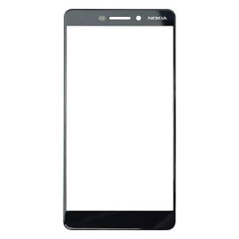 Скло дисплея Nokia 6.1 Black + OCA (для переклеювання)