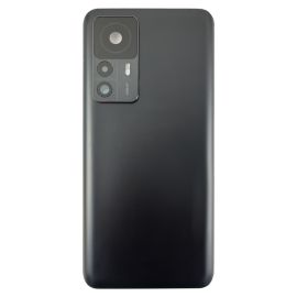 Задня частина корпусу Xiaomi 12T / Xiaomi 12T Pro Black (з склом камери)